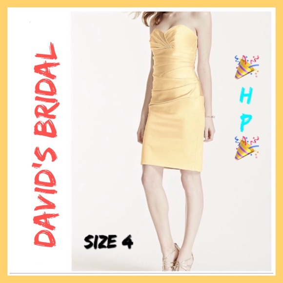 David's Bridal Dresses & Skirts - Davids Bridal Satin Dress NWT DB5